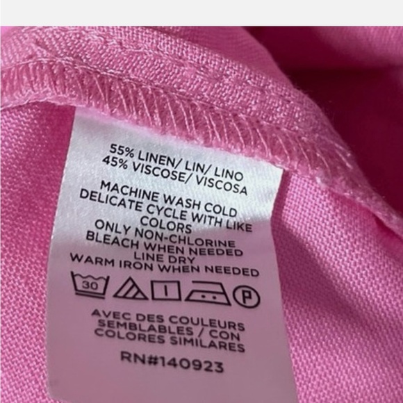 LOFT Bright Pink Button-Down Maxi Dress - Picture 4 of 4